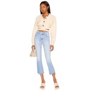 Lil Mother Jeans Lil' Insider Crop Step Fray in Limited Edition Sz 28